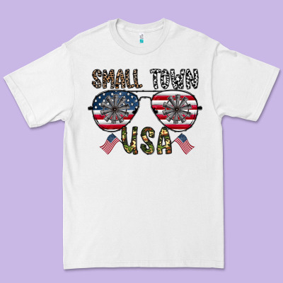 Small Town Usa Premium Tee Designed By Cowhidedigitalart