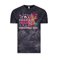 Cloud Black i'm freakin freezin christmas 2023 Vintage Tee - NancyCooperArtShop