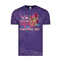 I'm Freakin Freezin Christmas 2023 Vintage Tee | Teevron