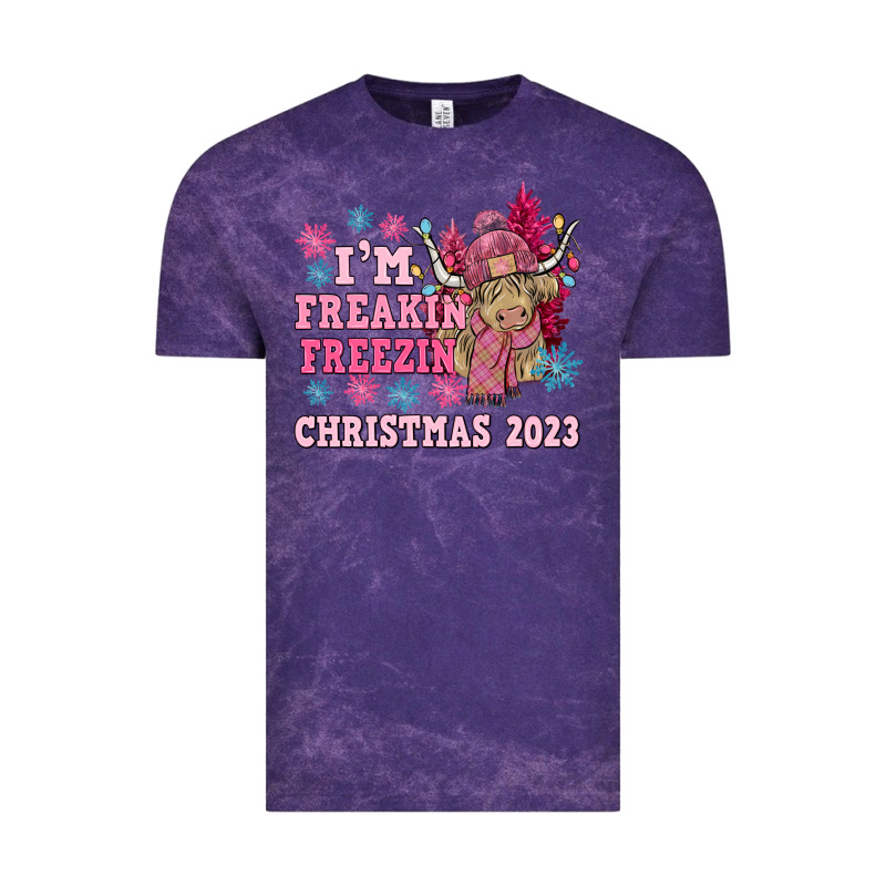 I'm Freakin Freezin Christmas 2023 Vintage Tee by NancyCooperArtShop | Teevron