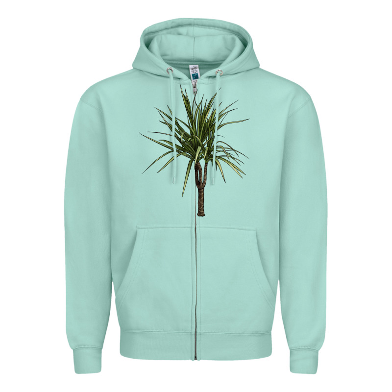 Dracaena Marginata Zipper Hoodie by LillyAllenDesigns | Teevron