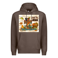 Coffee fall for jesus he never leaves Premium Hoodie - TumblerDesignByShophia