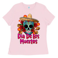 Bubblegum Pink dia de los muertos Ladies Tee - CTS Tumbler Store