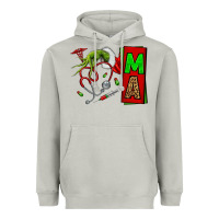Moon Dust Christmas Character Nurse Heavyweight Hoodie - NancyCooperArtShop