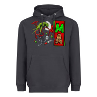 Smoke Christmas Character Nurse Heavyweight Hoodie - NancyCooperArtShop
