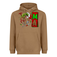 Toasted Coconut Christmas Character Nurse Heavyweight Hoodie - NancyCooperArtShop