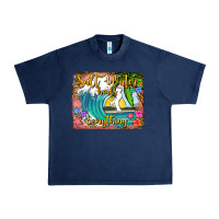 Navy salt water heals everything Urban Heavy Tee - Jasminsmagicworld