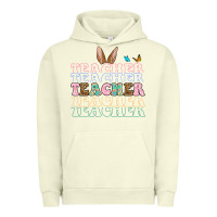 Pigment Pistachio Easter bunny Teacher Urban Hoodie - OliviaCreatesArt