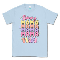 Dusty Blue bunny mama Classic Tee - MaliasSmallBusiness