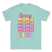 Seafoam bunny mama Classic Tee - MaliasSmallBusiness
