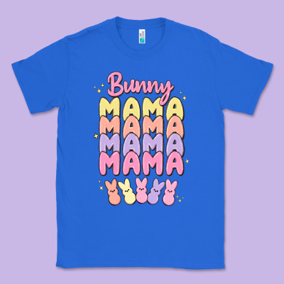 Bunny Mama Classic Tee Designed By Maliassmallbusiness