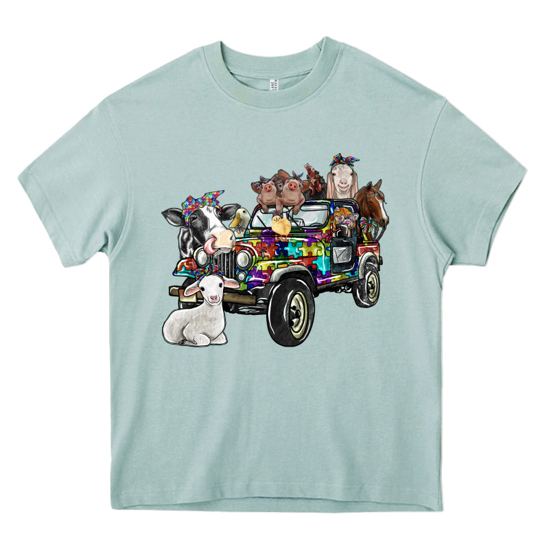 Farm Life Heavy Core Tee by SublimationCraftShop | Teevron