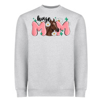 Heather Grey horse mom Heavyweight Sweatshirt - MaliasSmallBusiness