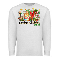 Oatmeal Heather love came down luke 2 11 Premium Sweatshirt - texasbilliewilder