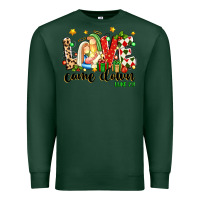 Sports Green love came down luke 2 11 Premium Sweatshirt - texasbilliewilder
