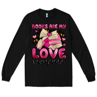 Black books are my love language Long Sleeve Tee - MaliasSmallBusiness