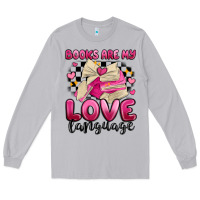 Moon Dust books are my love language Long Sleeve Tee - MaliasSmallBusiness