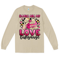Mushroom books are my love language Long Sleeve Tee - MaliasSmallBusiness