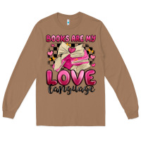 Toasted Coconut books are my love language Long Sleeve Tee - MaliasSmallBusiness