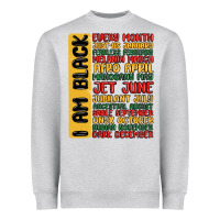 Heather Grey black history  month Heavyweight Sweatshirt - MaliasSmallBusiness