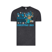 Vintage Black i'm freakin freezin christmas 2023 Vintage Tee - NancyCooperArtShop