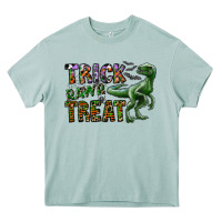 Arona Trick RAWR Treat Heavy Core Tee - CowhideDigitalArt