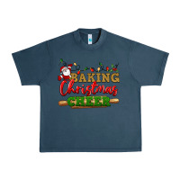 Midnight Navy Baking Christmas cheer Urban Heavy Tee - NancyCooperArtShop