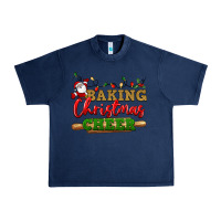 Navy Baking Christmas cheer Urban Heavy Tee - NancyCooperArtShop