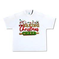 White Baking Christmas cheer Urban Heavy Tee - NancyCooperArtShop