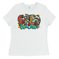 White special education teacher Ladies Tee - Zillion Design Studio