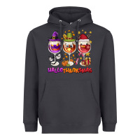 Smoke Hallothanksmas wine glasses Heavyweight Hoodie - NancyCooperArtShop