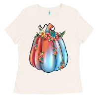 Bone flowers pumpkin Ladies Tee - JahusDesignShop