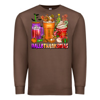 Chestnut hallothanksmas coffee cups Premium Sweatshirt - texasbilliewilder