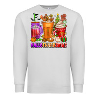 Dove Grey hallothanksmas coffee cups Premium Sweatshirt - texasbilliewilder