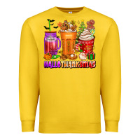 Lemon hallothanksmas coffee cups Premium Sweatshirt - texasbilliewilder