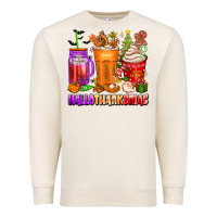 Sandshell hallothanksmas coffee cups Premium Sweatshirt - texasbilliewilder
