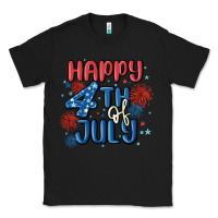 Black happy 4th of july Classic Tee - MaliasSmallBusiness