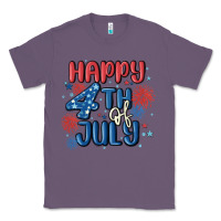 Lavender happy 4th of july Classic Tee - MaliasSmallBusiness