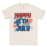 Natural happy 4th of july Classic Tee - MaliasSmallBusiness