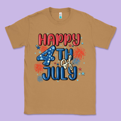 Happy 4th Of July Classic Tee Designed By Maliassmallbusiness