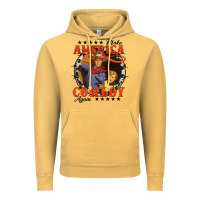 Vintage Mustard make america cowboy again Vintage Hoodie - AdoDesignShop