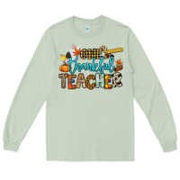 Matcha One thankful Teacher Long Sleeve Tee - NancyCooperArtShop