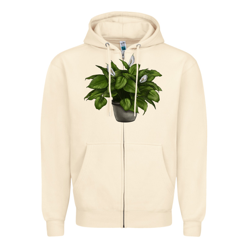 Peace Lily Zipper Hoodie by LillyAllenDesigns | Teevron