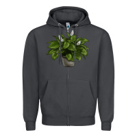 Smoke Peace Lily Zipper Hoodie - LillyAllenDesigns