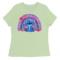 Matcha stitch rainbow Ladies Tee - Zillion Design Studio