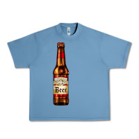 Pebble Blue red beer bottle Urban Heavy Tee - AdoDesignShop