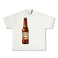 Pistachio red beer bottle Urban Heavy Tee - AdoDesignShop