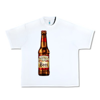 White red beer bottle Urban Heavy Tee - AdoDesignShop