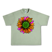 Oil Green halloween sunflower Urban Heavy Tee - Jasminsmagicworld