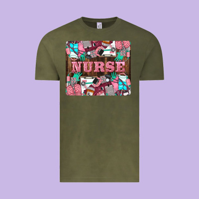 Nurse Vintage Tee Designed By Lillyallendesigns